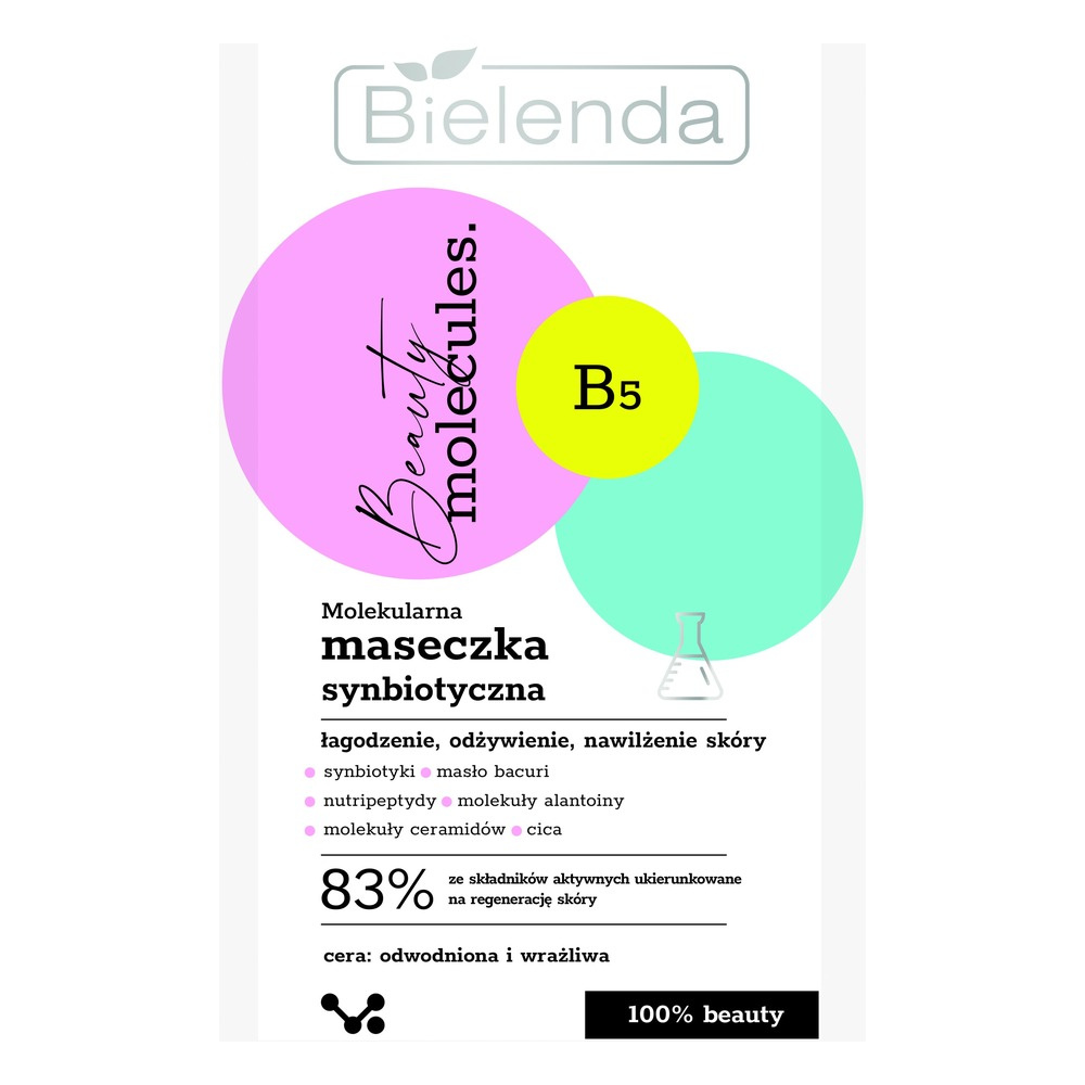 Bielenda Beauty Molecules Molecular Synbiotic Mask for Dehydrated and Sensitive Skin 8g