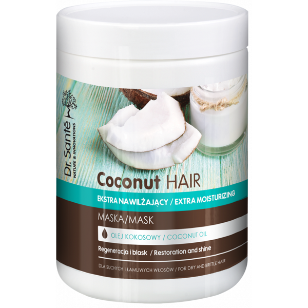 Dr. Sante Coconut Hair Maska z Olejem Kokosowym 1000 ml