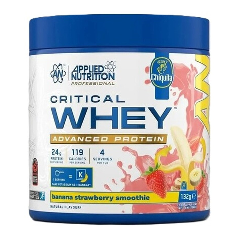 Applied Nutrition Critical Whey Whey Protein Blend Banana Strawberry Smoothie 132g