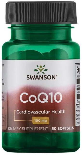 Swanson CoQ10 100mg Koenzym Q10 50 Kapsułek