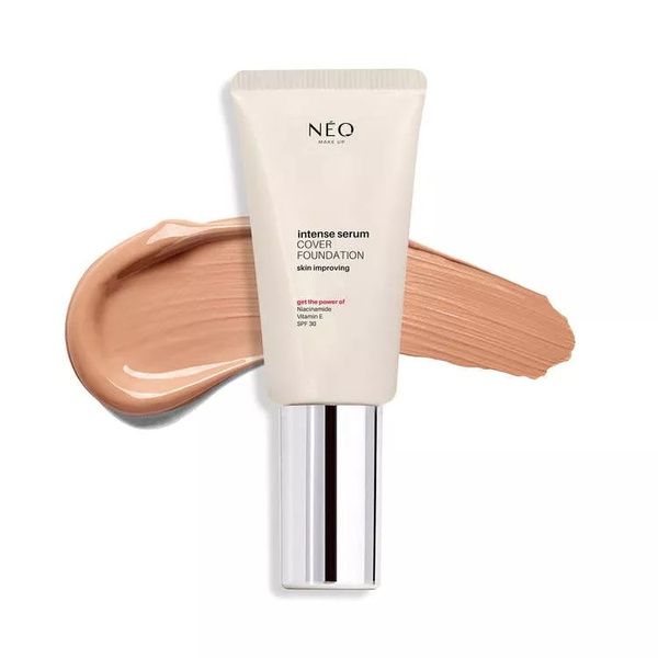 Neo Makeup Intense Serum Cover Foundation Podkład Kryjący Nr 05 Gold SPF30 Długotrwały Efekt 30ml