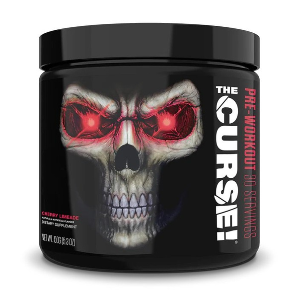 JNX Sports The Curse! Limited Edition Pre-Workout Powder for Energy and Focus Cherry Limeade 150g