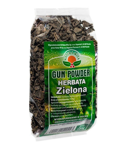 Natura Wita Gun Powder Very Aromatic Green Tea with Slimming Properties 100g
