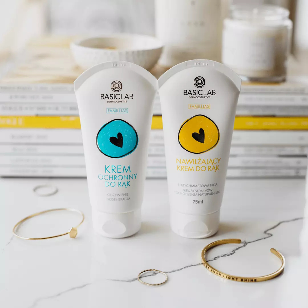 BasicLab Famillias Rich Texture Moisturizing Face Cream for Dry & Sensitive Skin - 75ml