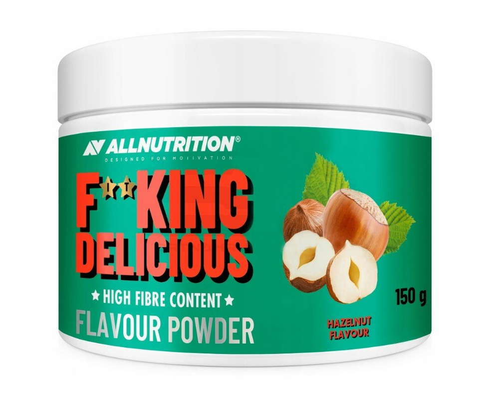 Allnutrition Fitking Delicious Flavour Powder Aromat w Proszku o Smaku Orzecha Laskowego do Potraw i Deserów 150g