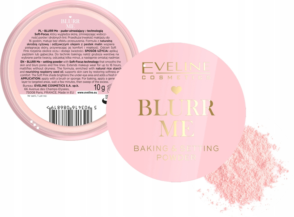 Eveline Blurr Me Setting Powder with Soft Focus Technology 10g