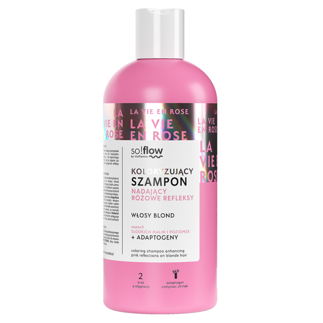 So!Flow Pink Reflection Shampoo for Vibrant Blonde Hair 300ml