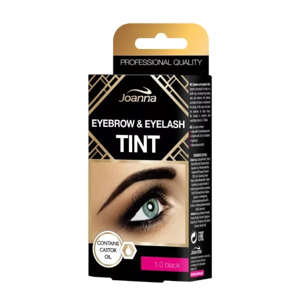 Joanna Henna Kremowa do Brwi i Rzęs 1.0 Czarna 15ml