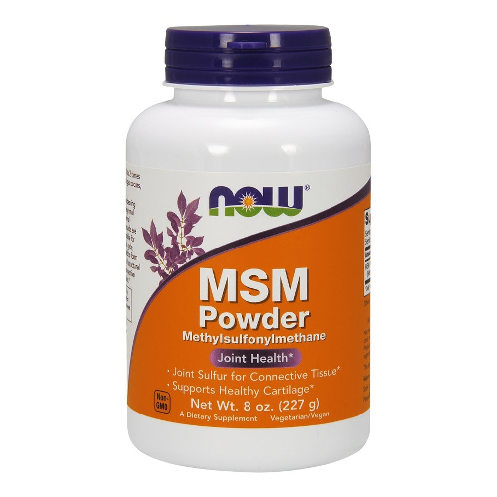 Now Foods MSM Methylsulphonylmethane Powder Supports Cartilage Health 227g