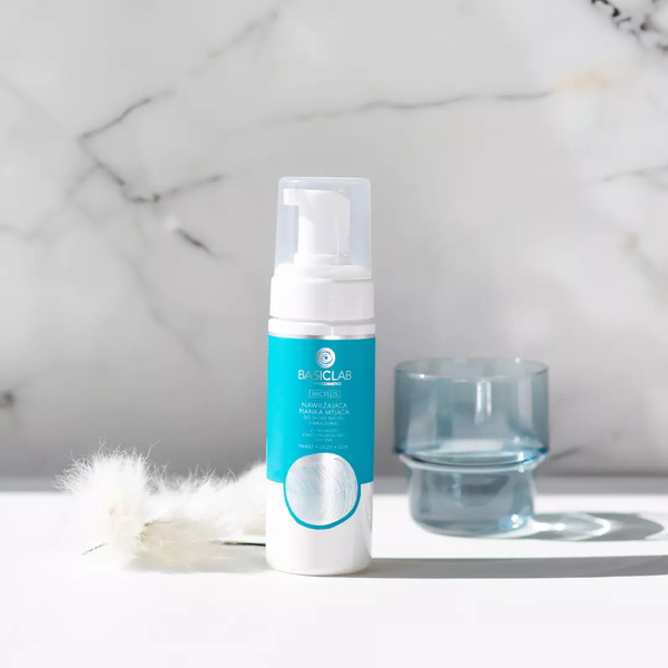 BasicLab Micellis Luxe Hydrating Cleansing Foam with 2% Trehalose & Hyaluronic Acid for Dry & Sensitive Skin 150ml
