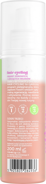 OnlyBio Hair Cycling Odżywienie Odżywka Dwufazowa Wygładzająco-Ochronna 200ml