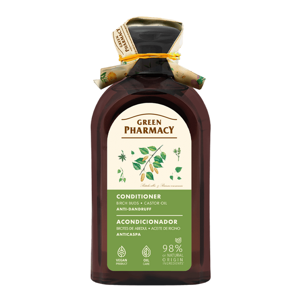 Green Pharmacy Anti-Dandruff Hair Conditioner Birch Buds and Castor Oil 300ml