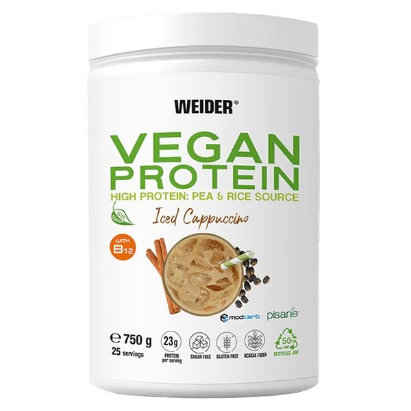 Weider Vegan Protein, Iced Cappuccino - 750g