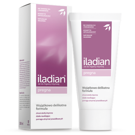 Iladian Pregna Hypoallergenic and Moisturizing Intimate Hygiene Gel 180ml Best Before 30.06.25