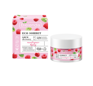 Bielenda Eco Sorbet Raspberry Moisturizing and Soothing Face Cream 50ml
