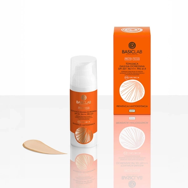 BasicLab Protecticus Toning Protective Emulsion SPF 50 PA 50ml