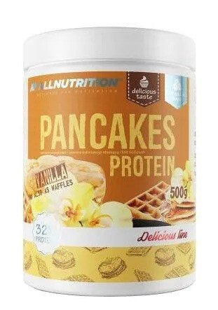 Allnutrition Pancakes Protein Waniliowe Wysokobiałkowa Mieszanka na Naleśniki i Gofry 500g