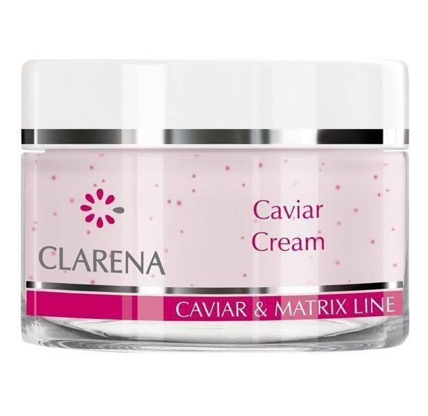 Clarena Caviar & Matrix Line Krem Liftingujący z Perłowym Blaskiem dla Cery Dojrzałej 50 ml