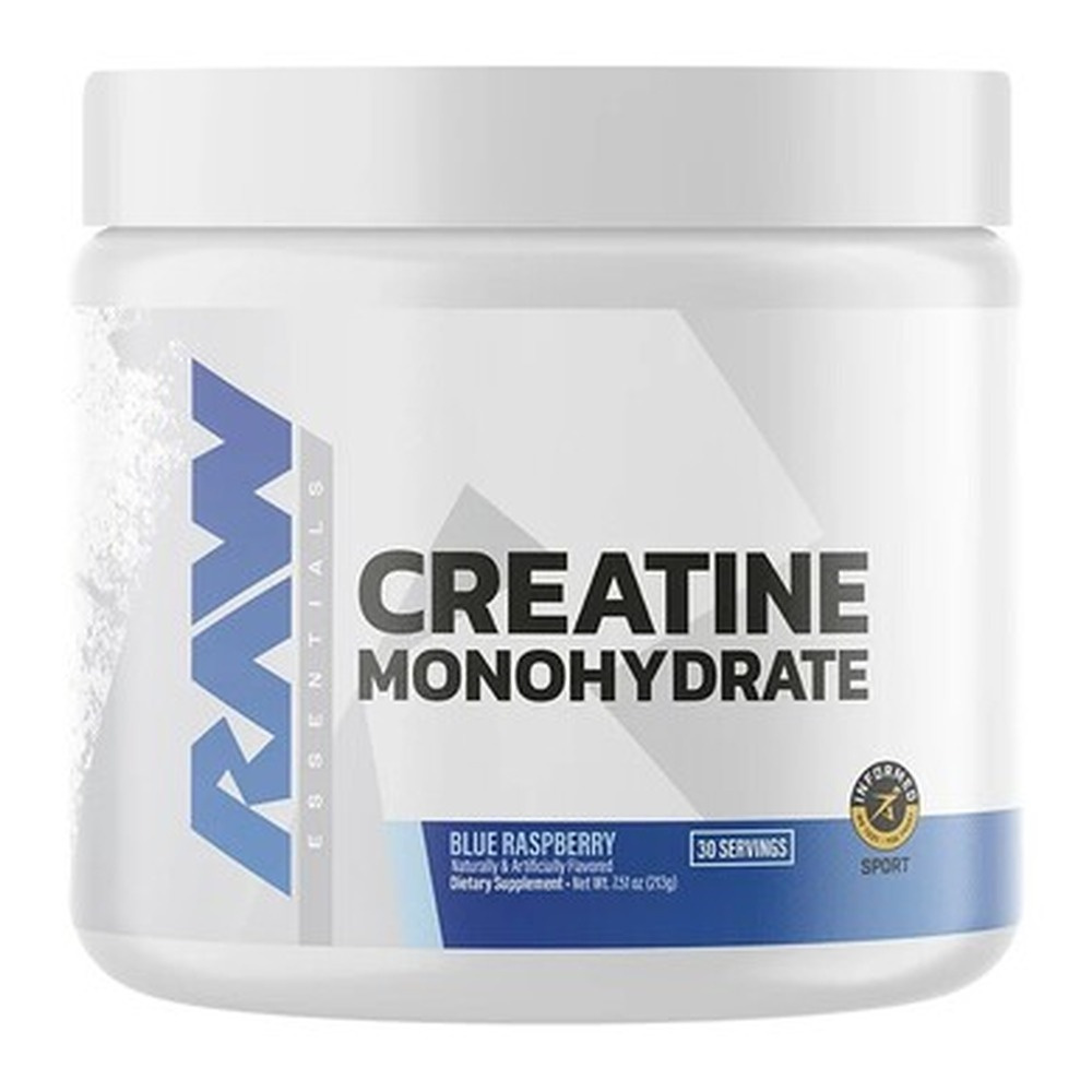 Creatine Monohydrate, Blue Raspberry - 213g