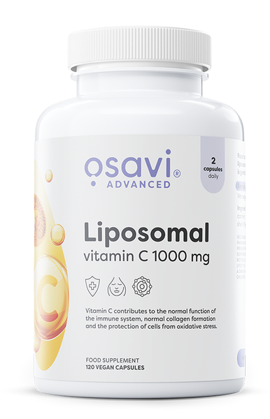 Osavi Liposomal Vitamin C 1000mg for High Absorption and Immune Support 120 Vcaps