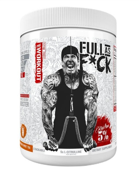 5% Nutrition Full As F*ck Legendary Series Pre-Workout for Muscle Pump 370g
