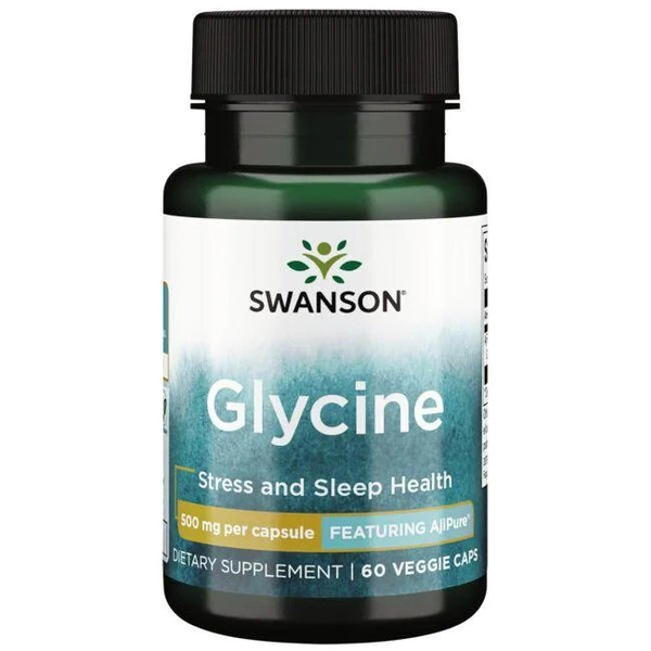 Swanson Glycine 500mg 60 Vcapsules