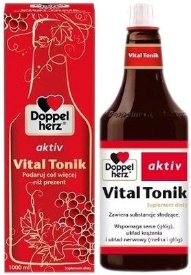 Doppelherz Active Vital Tonik Wspomaga Układ Krążenia i Układ Nerwowy 1000ml