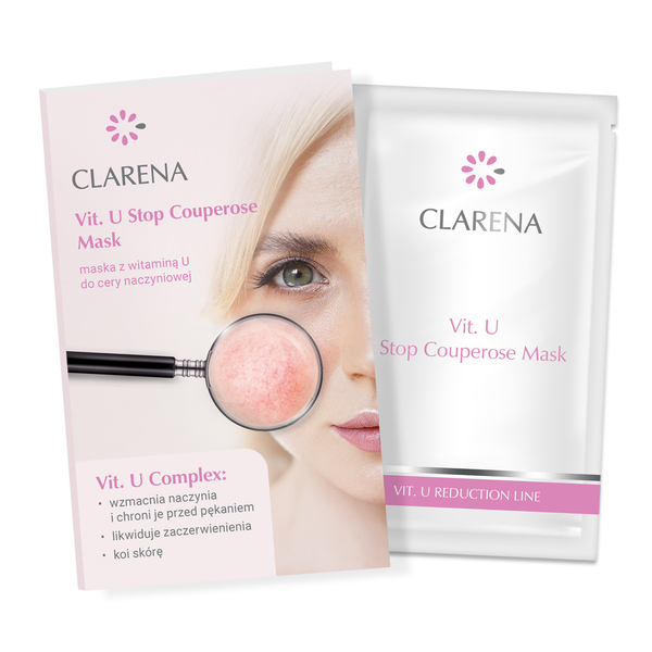 Clarena Vit U Reduction Line: Maska z Witaminą U dla Skóry Naczyniowej - 5 ml