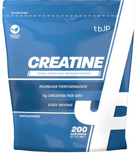 Trained by JP Creatine, Unflavoured (Bag) - 1000g