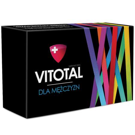 Dietary Supplement Vitotal Men Set of Vitamins and Minerals 30 Capsules