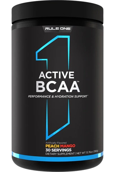 Rule One Active BCAA, Peach Mango - 390g