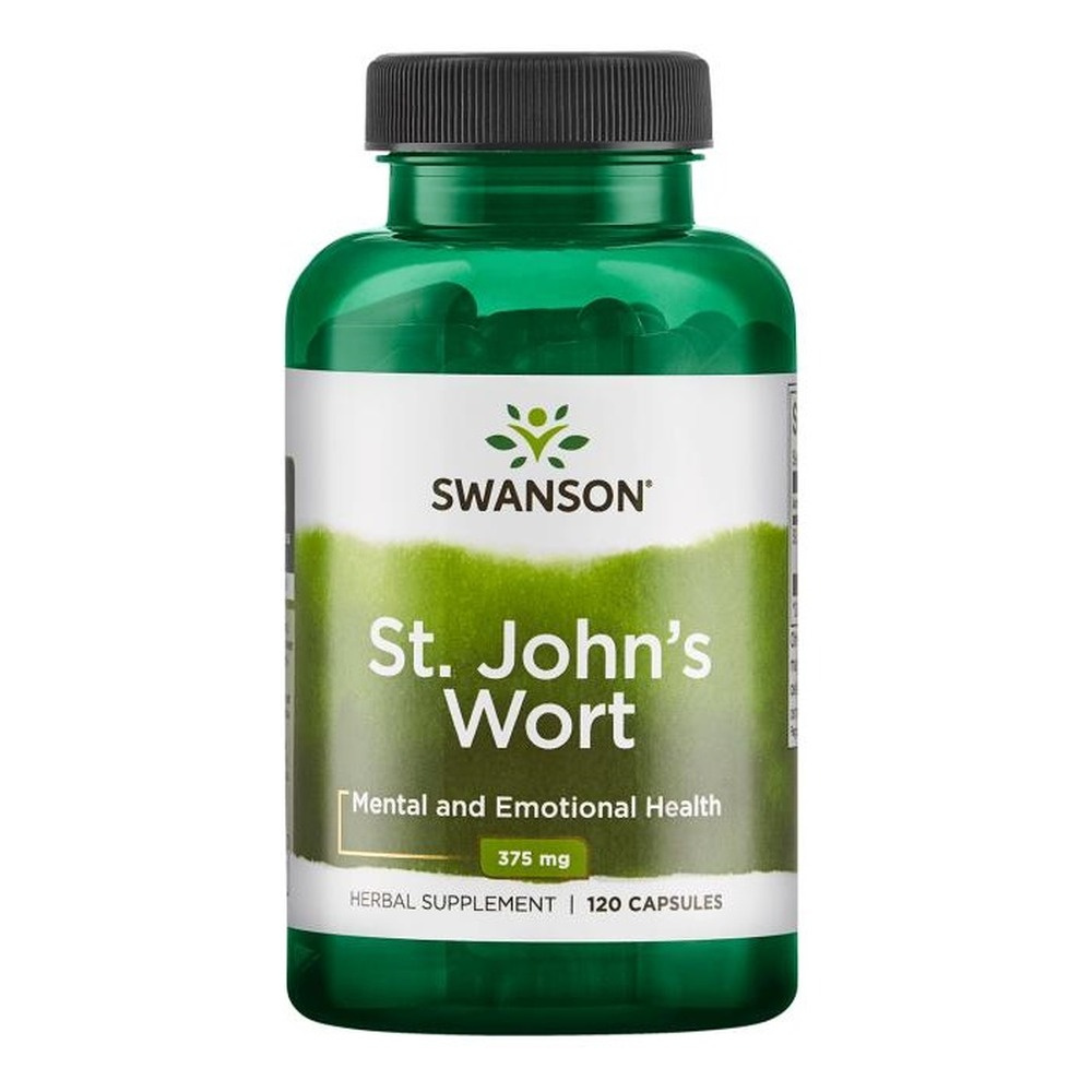 Swanson St. John's Wort Dziurawiec Zwyczajny 375mg 120 caps