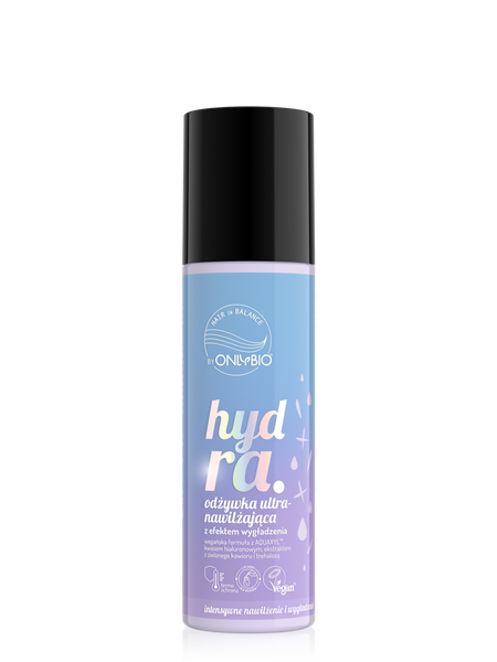OnlyBio Hair in Balance Hydra Ultranawilżająca Odżywka z Efektem Wygładzenia dla Włosów Suchych 200ml