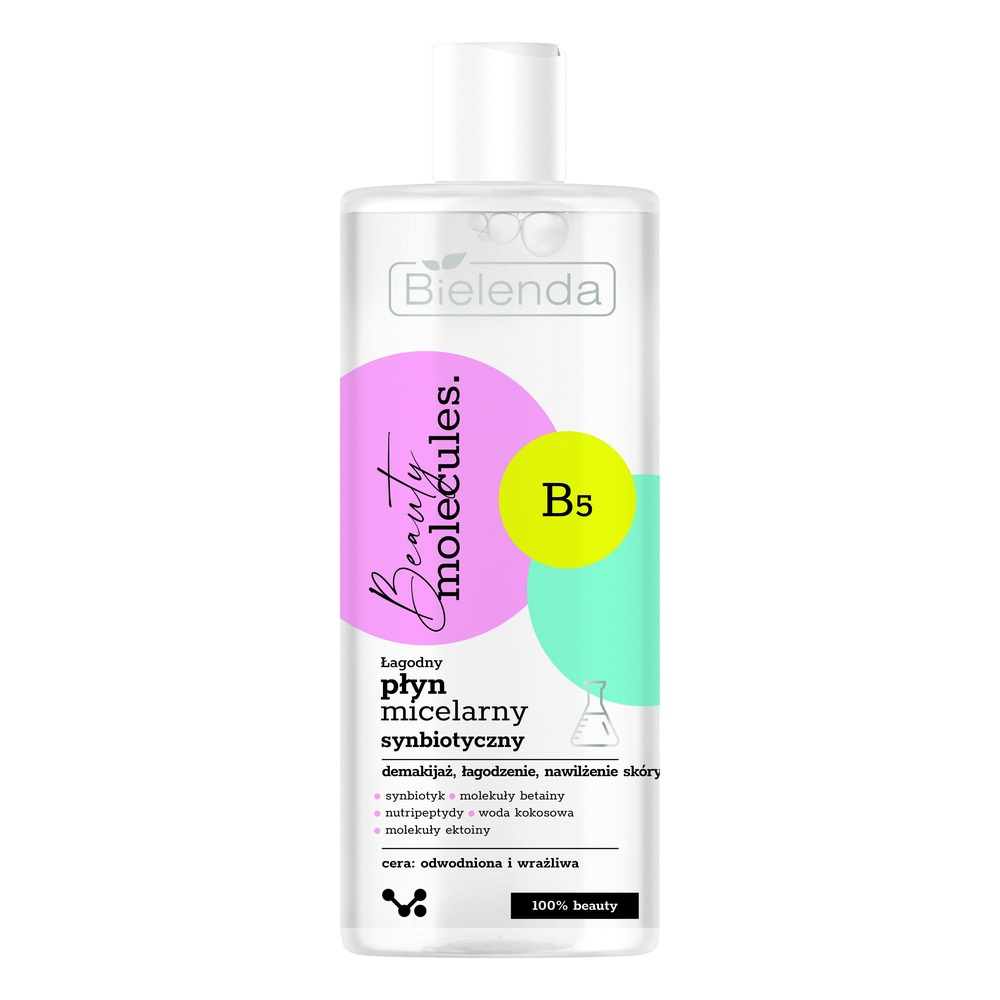 Bielenda Beauty Molecules Mild Synbiotic Micellar Liquid for Dehydrated and Sensitive Skin 500ml