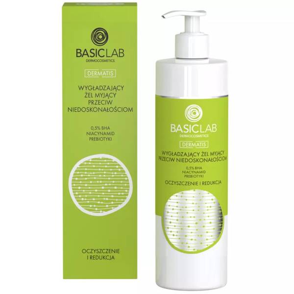 BasicLab Luxury BHA Cleansing Gel for Body Acne & Keratosis Pilaris - 300ml
