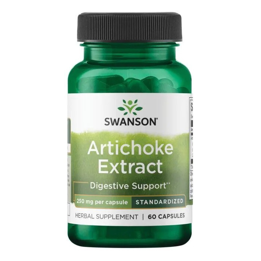 Swanson Artichoke Extract 250mg 60 Capsules