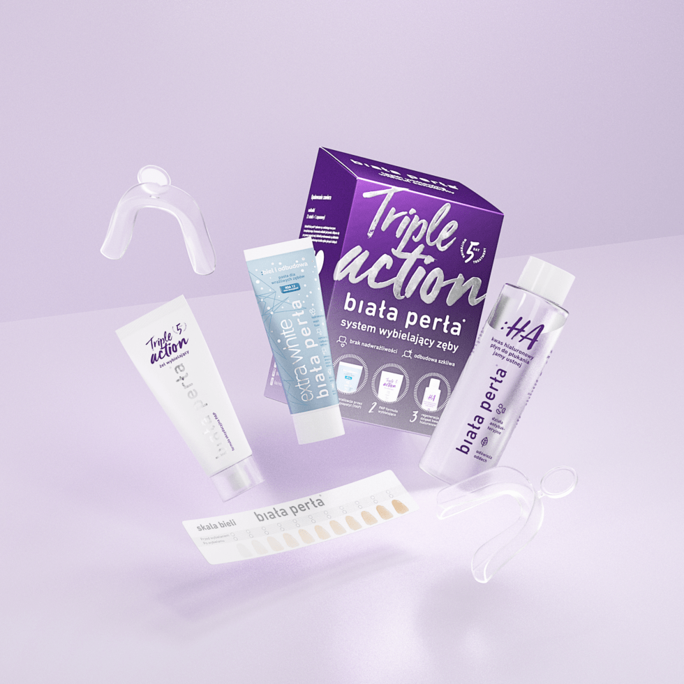 White Pearl Triple Action Home Whitening Kit 1 Piece