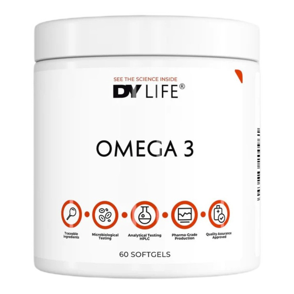 Dorian Yates DY LIFE Omega 3 60 Kapsułek Miękkich