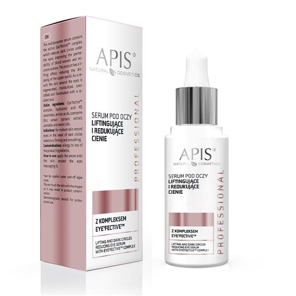 Apis Professional Serum pod Oczy Liftingujące i Redukujące Cienie z Kompleksem Eye’Fective™ Complex 30ml