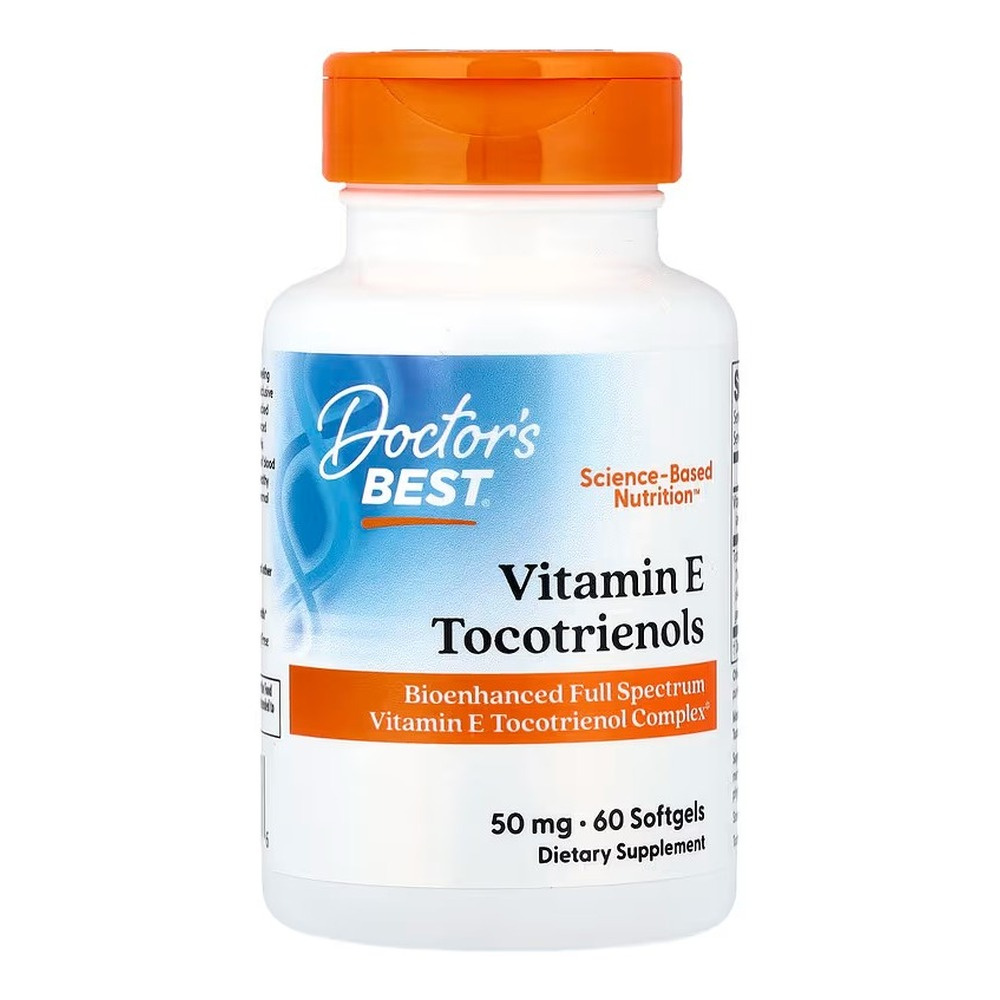 Doctor's Best Tokotrienole, 50mg Kapsułki miękkie 60 kapsułek miękkich