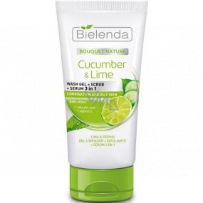 Bielenda Ogórek i Limonka Żel Peeling Serum 3w1 150g
