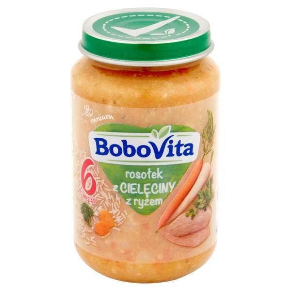 BoboVita Veal Broth with Rice Dish for Babies after 6th Month 190g