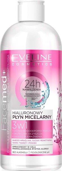 Eveline Facemed+ Hyaluronic Micellar Liquid 3in1 400ml