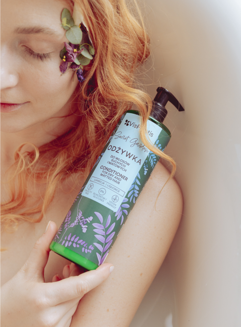 Vis Plantis Secret Garden Lukrecja Odżywka do Włosów Suchych i Matowych 400ml