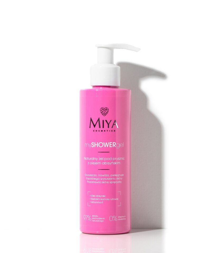 Miya mySHOWERgel Natural Shower Gel with Abyssinian Oil 190ml