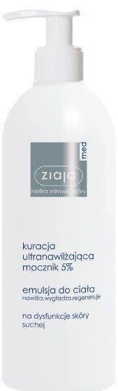 Ziaja Med Kuracja Ultranawilżająca z Mocznikiem 5% Regeneruje Ujędrnia 400ml