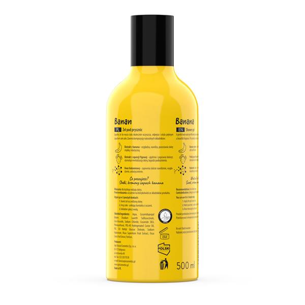 Apis Fruit Shot Shower Gel with Banana Extract for All Skin Types 500ml
