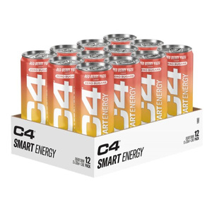 Cellucor C4 Smart Energy Napój Energetyczny Red Berry Yuzu Na Energię i Skupienie 12 x 330ml