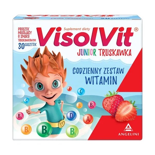 Visolvit Junior Truskawka 30 Saszetek