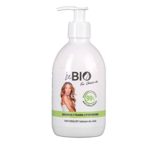 BeBio Ewa Chodakowska Naturalny Balsam do Ciała Bambus i Trawa Cytrynowa 400ml BEST BEFORE 28.02.2022